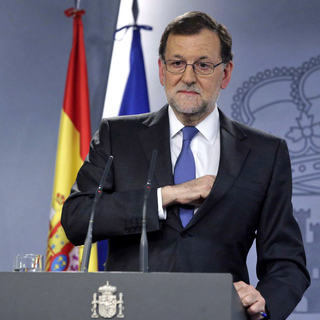 Mariano Rajoy à écrit à Jean-Claude Juncker. [EPA/Keystone - Zipi]