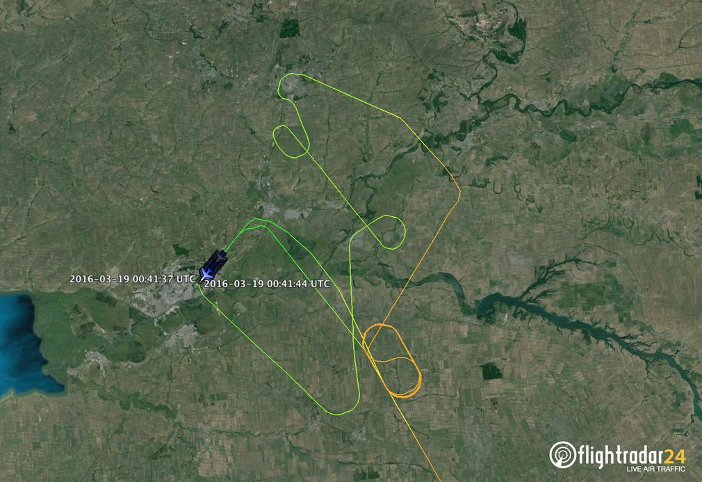 Les tentatives d'approches sur Flightradar24