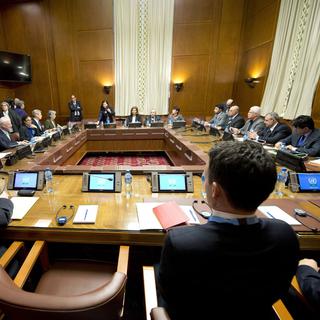 Les pourparlers sur la Syrie à Genève sont suspendus. [AFP - UN - Pool - Anadolu Agency]