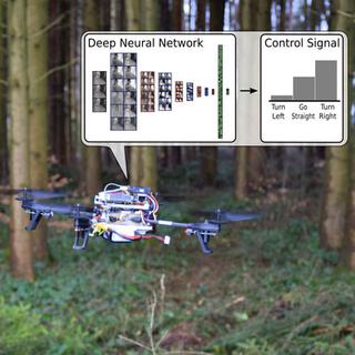 L’EPFZ développe des drones capables de se déplacer en forêt pour aider au sauvetage de personnes. [DR - EPFZ]