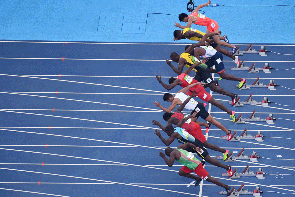 Usain Bolt est très attendu pour la finale du 100m à Rio. [AFP - Antonin Thuillier]