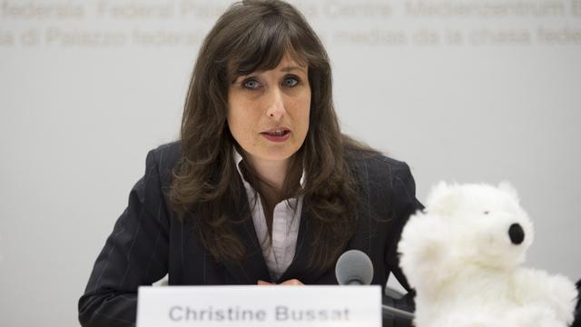Christine Bussat s'était présentée aux élections fédérales 2015 sous la bannière du PBD Vaud. [Keystone - Gian Ehrenzeller]