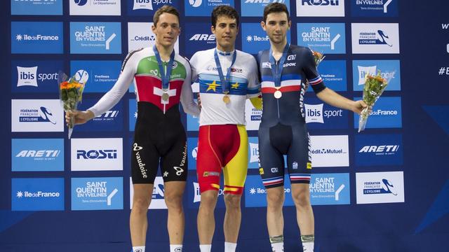 Gaël Suter décroche une 2e médaille européenne. [Jeremy Lempin]