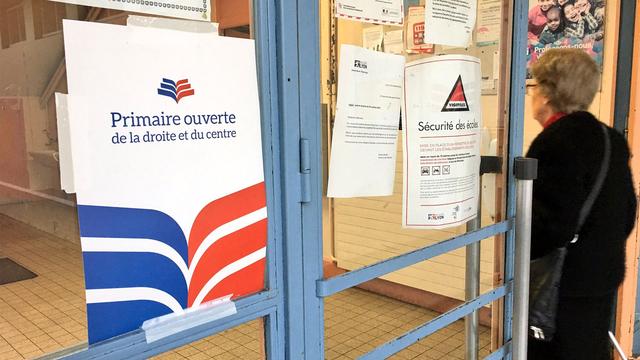 Le bureau de vote du 6e arrondissement de Lyon, dimanche 27.11.2016. [RTS - Jordan Davis]