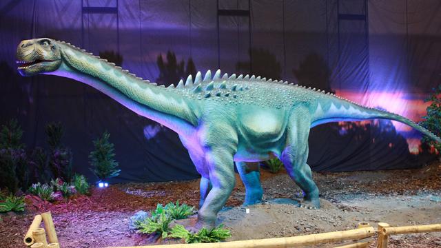 Les dinosaures continuent de fasciner, ici l'ampelosaurus. [© copyrights 2015 Opus One]