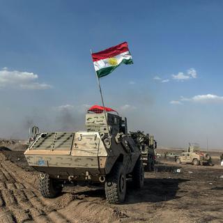 Les forces kurdes reprennent progressivement du terrain autour de Mossoul. [EPA/Keystone - Andrea Dicenzo]