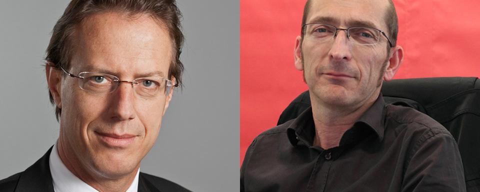 Christian Lüscher et Aldo Ferrari. [Gaetan Bally/Didier Kottelat]