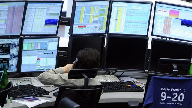 La bourse de Francfort.