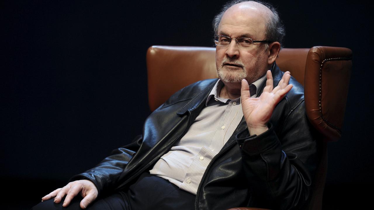Salman Rushdie en 2015 lors de la présentation de son dernier livre. [Eloy Alonso]