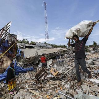 Le séisme a fait des dizaines de victimes à Pidie Jaya, dans la province d'Aceh. [EPA/Keystone - Hotli Simanjuntak]