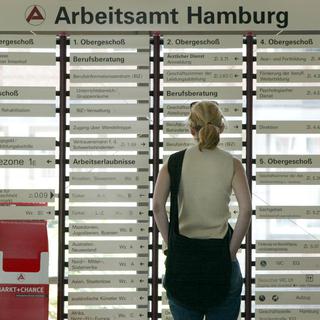 Le nombre de chômeurs est au plus bas en Allemagne. [keystone - AP Photo/Christof Stache]
