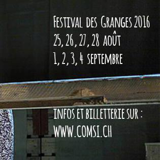 Visuel du Festival des Granges 2016. [facebook.com/FestivalDesGranges]