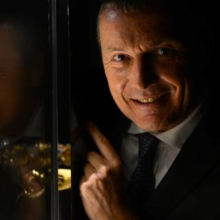 Le patron de la marque de luxe italienne Jean-Christophe Babin, à Rome, le 10 mars 2016. [GABRIEL BOUYS]