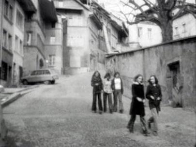 Rue du Stalden à Fribourg. [RTS]