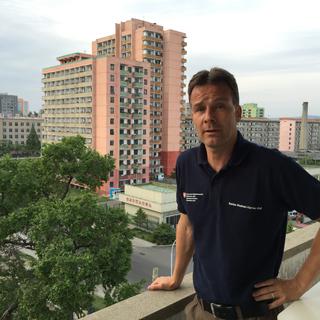 Peter Michel, un Suisse à Pyongyang. [Raphaël Grand]
