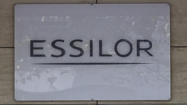 Logo de l'opticien français Essilor. [AP/Keystone - Michel Euler]