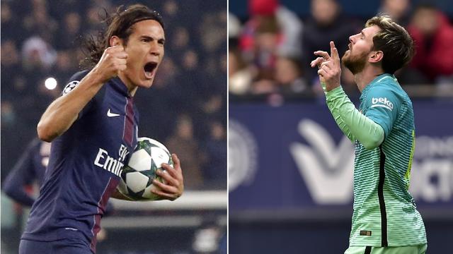 Le PSG et le Barça s'affronteront les 7e et 8e fois depuis 2013 en Ligue des champions. [Keystone - M.Euler/A.Barrientos]