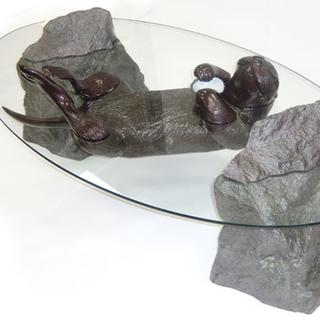 "Sea otter table" appartenant au projet "Water tables" de Derek Pearce. [watertables.net - Derek Pearce]
