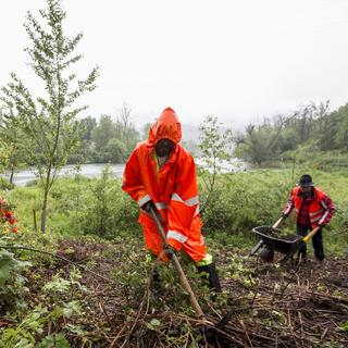 Un projet-pilote neuchâtelois veut intégrer les jeunes migrants mineurs en formation professionnelle (photo d'illustration). [Keystone - Alexandra Wey]