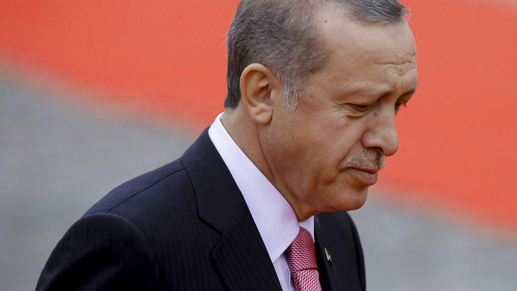 Le président turc Recep Tayyip Erdogan. [EPA/Keystone - Olivier Hoslet]