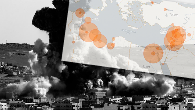 Les combats à Kobane, en Syrie, à la frontière avec la Turquie.