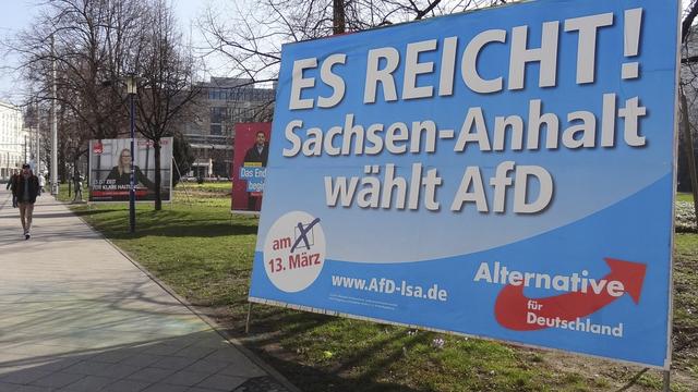 Le parti nationaliste "Alternative für Deutschland" (Afd) monte en puissance à l'approche des élections régionales. [Geir Moulson]