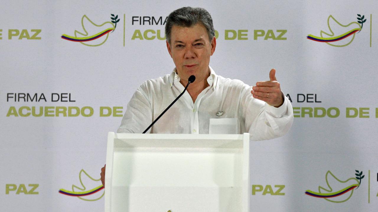 Le président colombien Juan Manuel Santos veut relancer l'économie du pays. [Reuters - John Vizcaino]