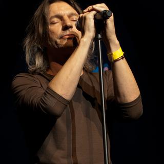 Franz Treichler, co-fondateur du groupe The Young Gods, a remporté l'édition 2014 du Grand Prix suisse de musique. [Jérôme Genet]
