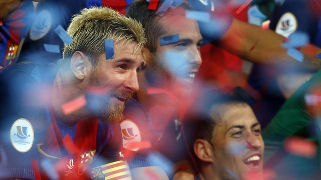 Barcelone a bien démarré sa saison en remportant une 12e Supercoupe d'Espagne. [Keystone - Manu Fernandez]