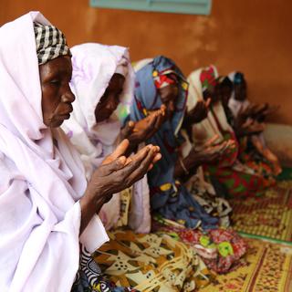 Burkina Faso, musulmans, prière. [Anadolu Agency/AFP - Zekeriya Gunes]