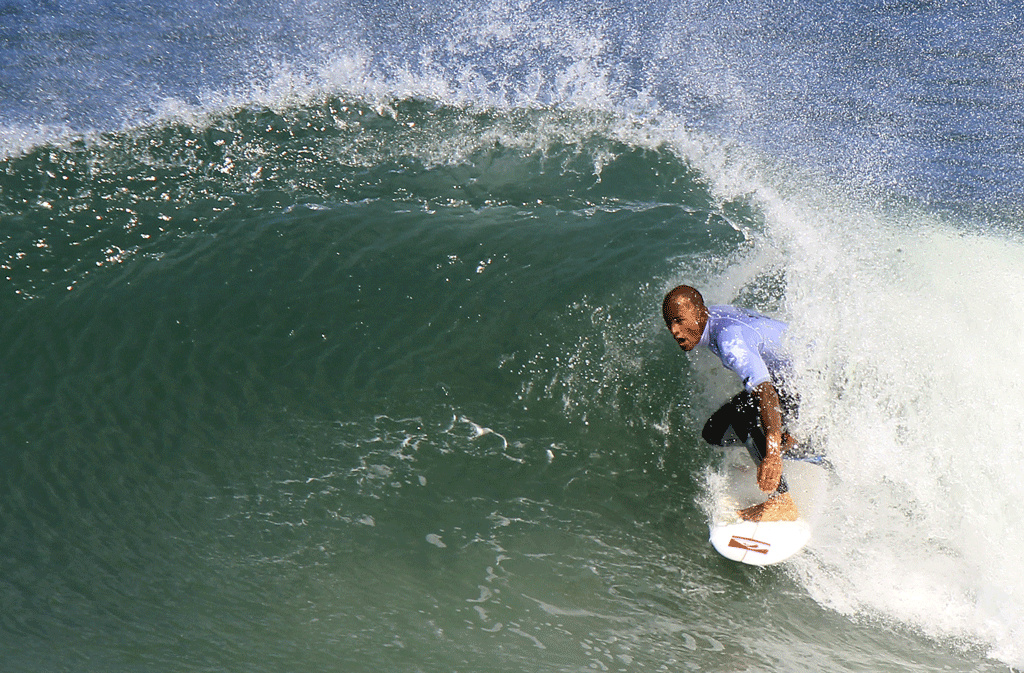 Kelly Slater a surfé sur une vague artificielle. [Reuters - Sergio Moraes]