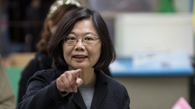 Tsai Ing-wen pourrait être la première présidente taïwanaise. [Keystone - Jérôme Favre]