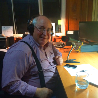 Harvey Feigenbaum dans les bureaux de la RTS à Washington en 2014. [RTS - Philippe Revaz]