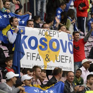 Le Kosovo aura-t-il une équipe à l'Euro de football? [keystone - Martial Trezzini]