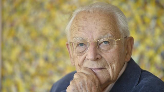 La sociologue Alain Touraine, photographié en 2013, est à présent âgé de 90 ans. [Ulf Andersen]