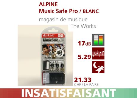 ALPINE Music safe Pro - BLANC [RTS]