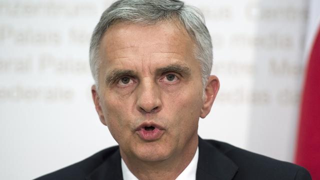 Le conseiller fédéral Didier Burkhalter. [Peter Schneider]