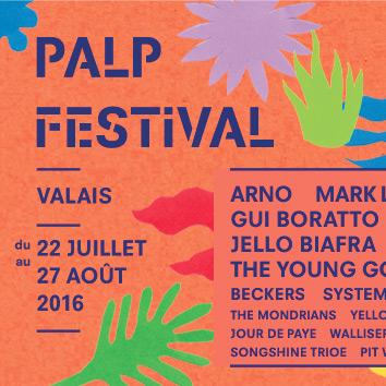 L'affiche du Palp Festival 2016. [palpfestival.ch]