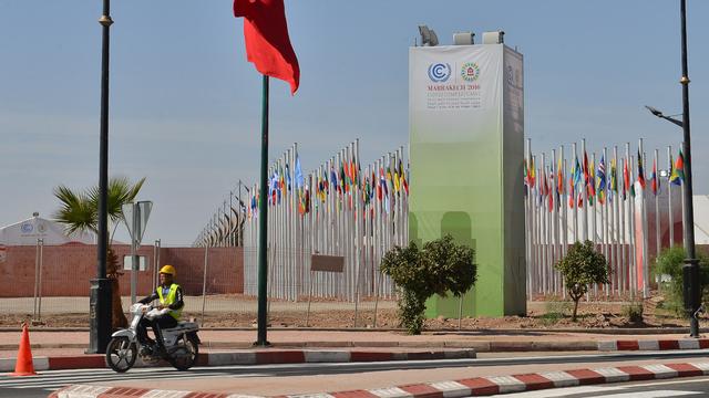 La conférence se déroule à Marrakech. [Stringer/AFP]
