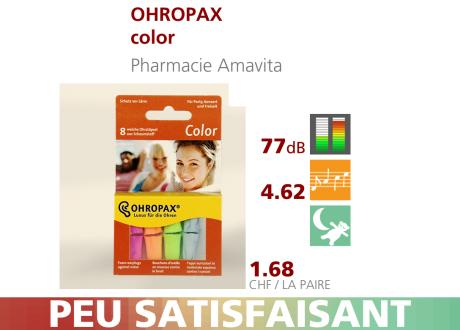 OHROPAX color. [RTS]
