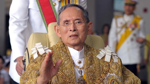 A 84 ans, le roi Bhumibol de Thaïlande, ou RamaX, est le plus ancien chef d’Etat en exercice de la planète. [Pornchai Kittiwongsakul]