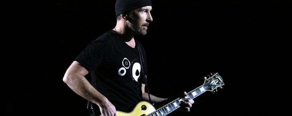 The Edge, guitariste de U2. [Keystone/AP photo/CP - Aaron Harris]