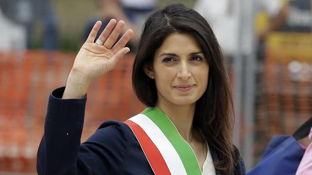 Virginia Raggi est la nouvelle maire de Rome. [AP/Keystone - Gregorio Borgia]
