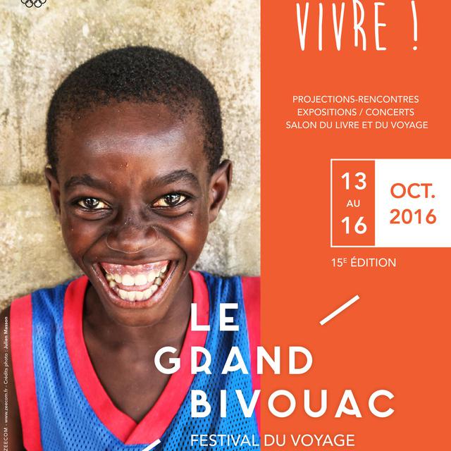 L'affiche de la 15e édition du festival Grand Bivouac dʹAlbertville. [grandbivouac.com]