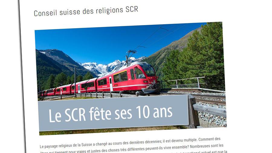 Le Conseil suisse des religions organise un tour en train pour fêter ses 10 ans.