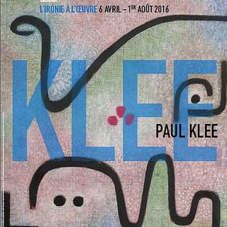 Affiche de l'exposition Paul Klee au Centre Pompidou, Paris.
