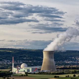 La centrale nucléaire de Leibstadt, dans le canton d'Argovie. [Keystone - Alessandro Della Bella]