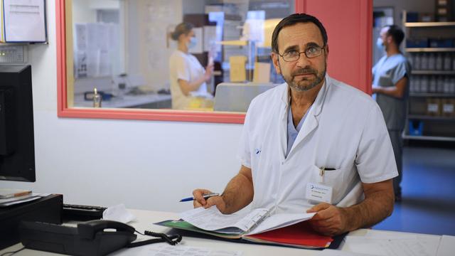 Raphaël Pitti, spécialiste de médecine de guerre. [AFP - Jean-Christophe Verhaegen]