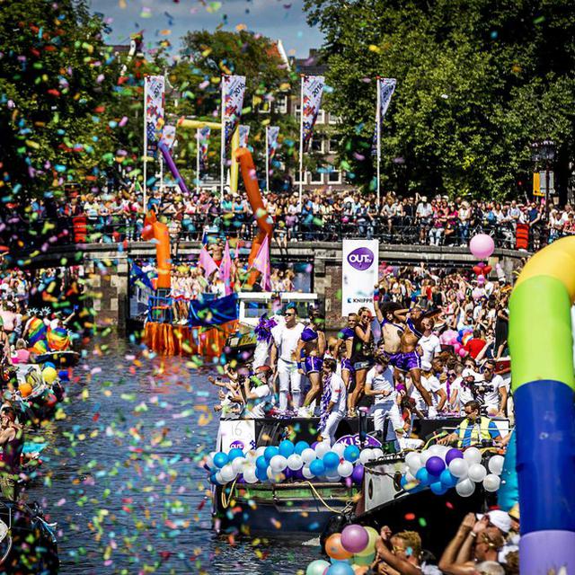 La Gay pride à Amsterdam le 6 août 2016. [EPA/Keystone - Remko De Waal]