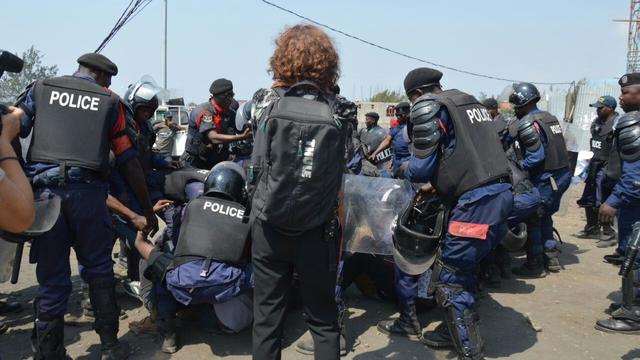 Manifestation réprimée à Goma, en République démocratique du Congo (RDC). [JC Wnga]